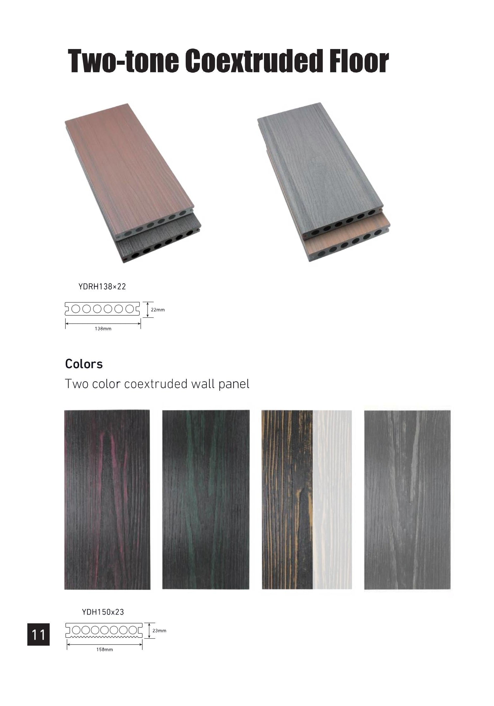 Two-tone Coextruded Floor